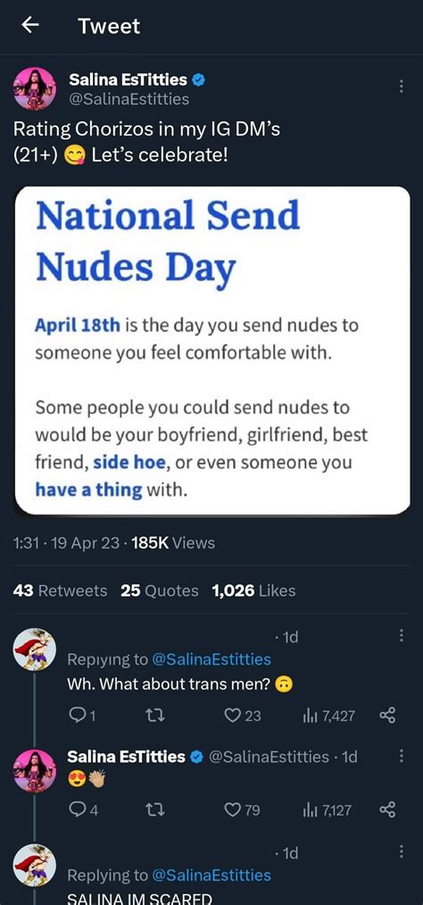 national send nudes day|National Send A Nude Day